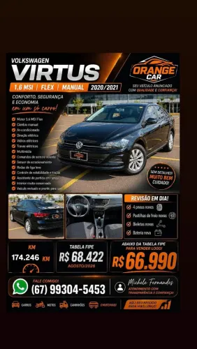 Volkswagen Virtus 1.6 MSI Flex 16V 5P Mec. 2021
