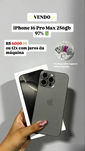 iPhone 16 Pro Max 256gb Natural Titaniun 