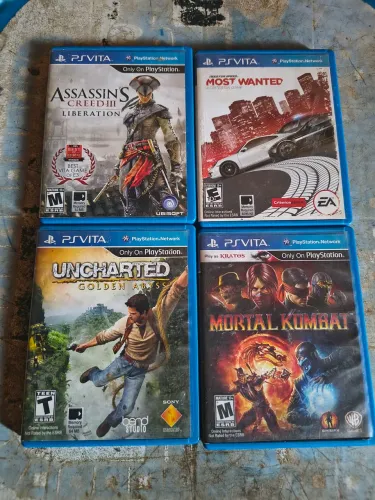 Jogos PS Vita Originais - Lote Com 4 Títulos