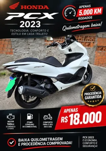 Vende-se honda pcx 2023 único dono 5000km