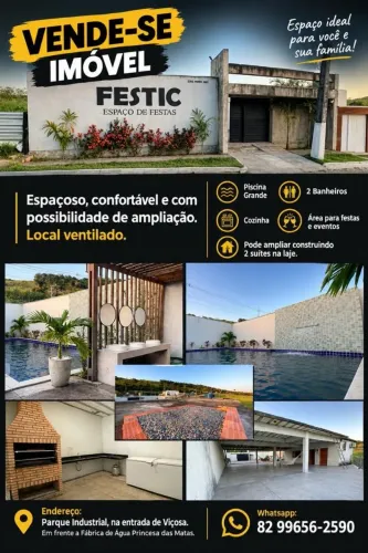 ESPACO PARA FESTAS À VENDA