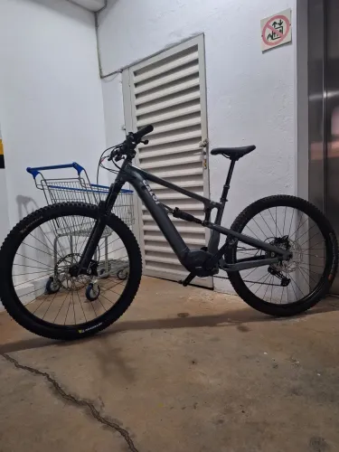 Caloi E-vibe FS tamanho M - E-MTB- Bicicleta elétrica 