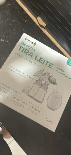 Bomba elétrica de tirar leite dupla + babá eletrônica 