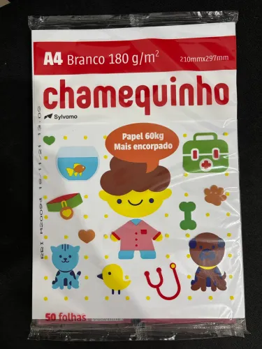 Papel branco A4 gramatura 180
