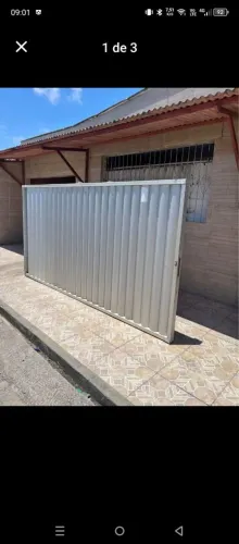 Portao correr em aluminio