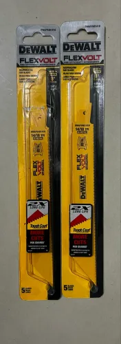 Lâminas lote com 8pcs Dewalt para Serra Sabre FlexVolt 8" Modelo DWAFV481418