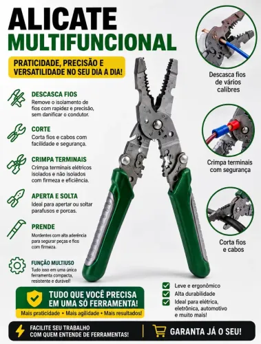 Alicate multifuncional profissional