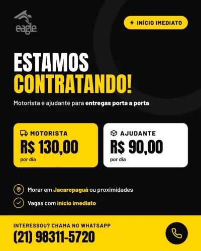 *BUSCO MOTORISTA/AJUDANTE PARA FROTA FIXA*