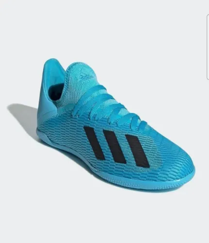 Chuteira Futsal Adidas X 19 Infantil Cor Azul Tam. 29