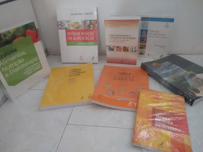 Kit Livros de Nutrição para iniciantes 