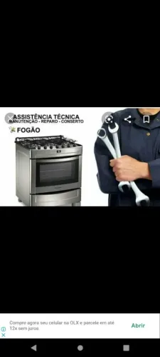 conserto de fogões em geral a domicílio