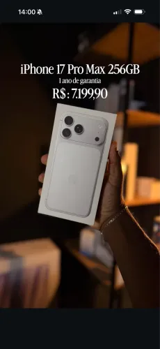 IPHONE 17 PRO MAX COM 256
