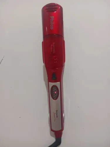 Prancha de cabelo Philco Steam Lon Vermelha