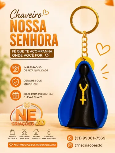 Chaveiros Nossa Senhora 