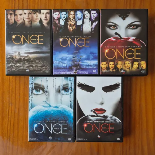 Boxset DVD Once Upon A Time ( temporadas 1,2,3,4 e 5)