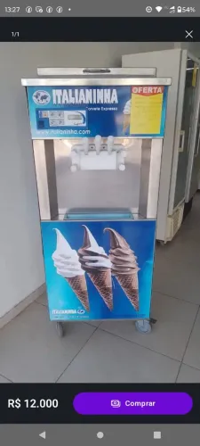 Máquinas de sorvete produção  profissional  