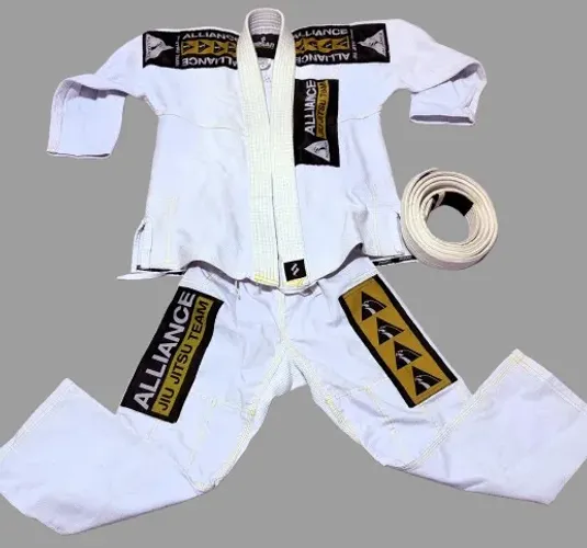Kimono Jiu-jitsu Alliance M2 Branco Original + Faixa