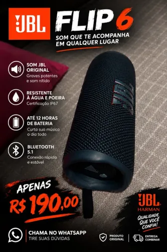 Jbl original, aprova de água usada algumas vezes