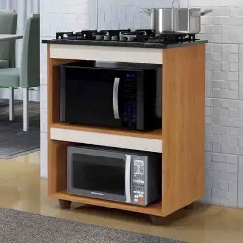 Balcão de Cozinha para Cooktop 5 Bocas Turim Kaiki / pronta entrega 