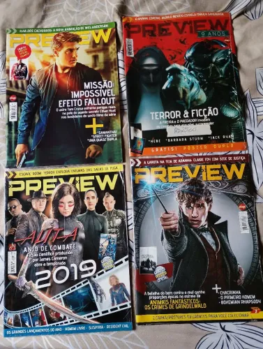 Lot de 4 Revistas novas faço Olx pay