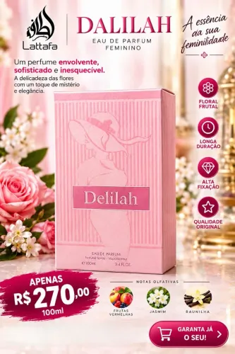 Dalilah Eau de perfum Feminino 100ml.