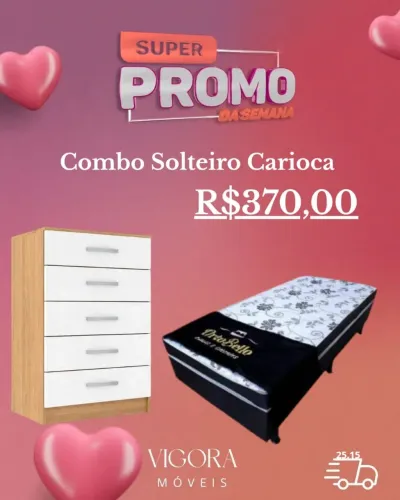 Combo solteiro carioca