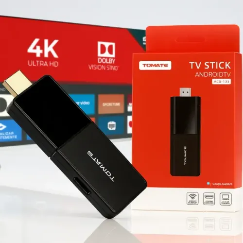 Tv Stick Android 4k Chromecast Wif Tv Fire Stick Modelo 2025 Preto