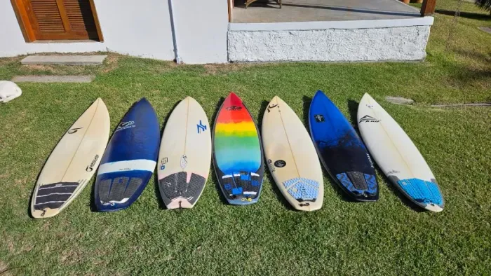 Pacote de 7 pranchas de surf