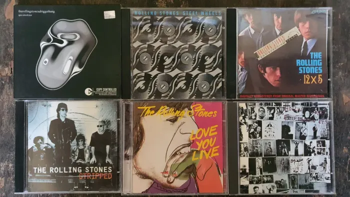 Coleção de CDs Eric Clapton Pink Floyd Rolling Stones The Beatles Bob Dylan Legião Urbana