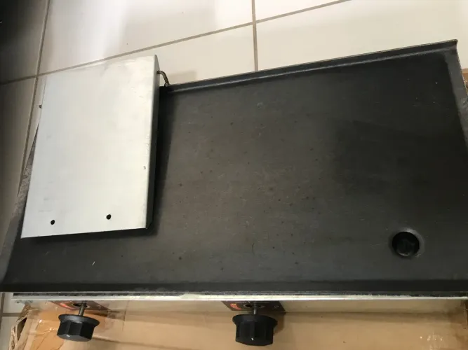 Chapa para lanche e hambúrguer