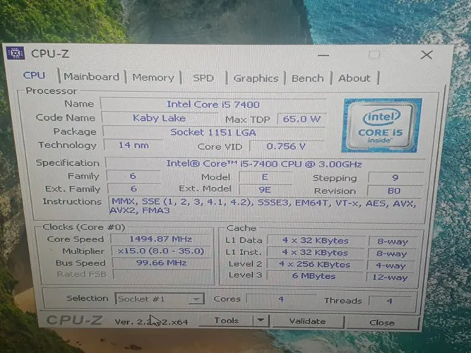 Processador Intel i5-7400 LGA1151 R$350 Frete Grátis Olx Pay Aceito propostas