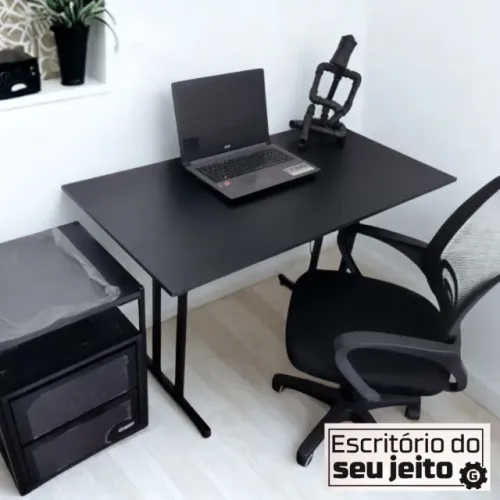 Mesa de Escritório 1,20m NOVA Multiuso para Computador Notebook Escrivaninha Office Birô