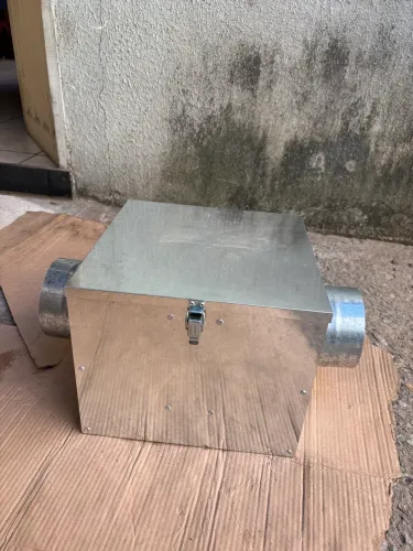 Caixa de Filtragem Multivac Chapa Galvanizada 125mm G4+M5 - (Nova na Caixa)