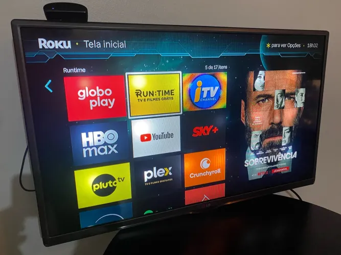 Vendo TV LG 32 - Com aparelho Roku
