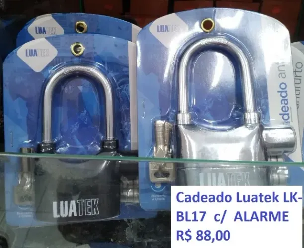 Cadeado Com Alarme Luatek LK-BL17