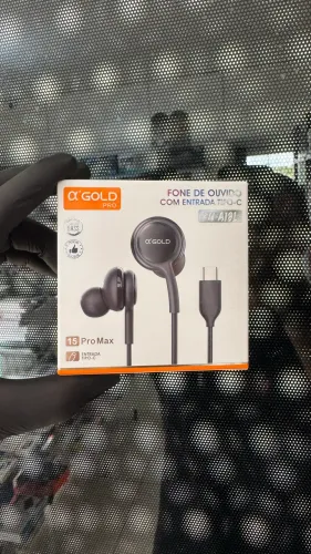Fone de ouvido tipo c para celular Android e iPhone