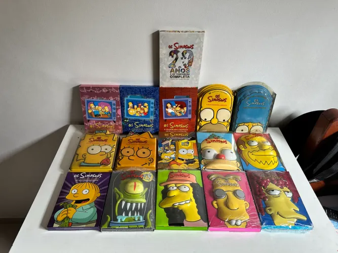 Coleção DVDs Os Simpsons - Temporadas Completas + Edições Especiais