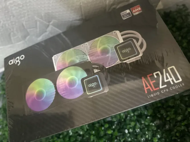 Water Cooler 240mm Aigo Preto RGB - Novo Lacrado na Caixa