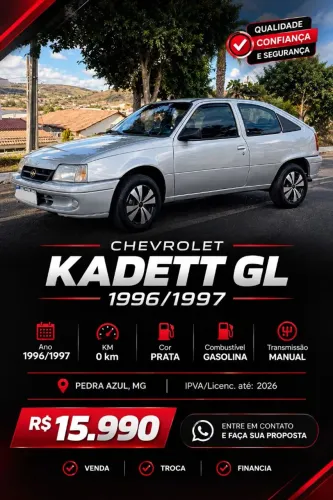 Chevrolet Kadett GL 2.0 MPFI / EFI (álcool) 1997