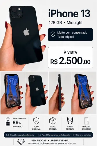 Iphone 13 128 gb usado 