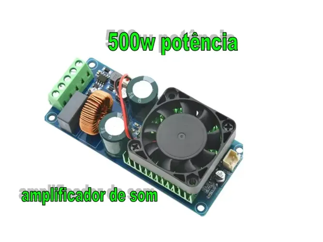 Placa Amplificador De Áudio Mono Classe D De 500w