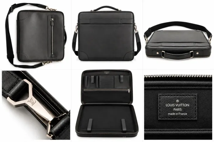 Maleta trabalho Louis Vuitton couro