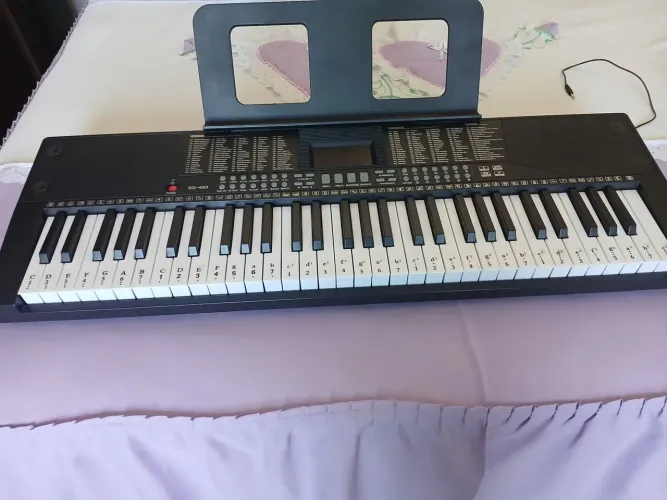 Teclado musical completo, 61 teclas(6 meses de uso)