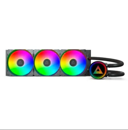 WATER COOLER MONTECH LIGHTFLOW 360MM ARGB BLACK