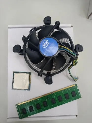 Kit prcessador + Cooler + Memória DDR3 4GB