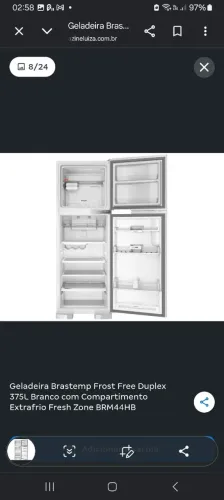 Geladeira Duplex Brastemp Frost Free
