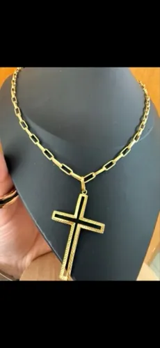 Corrente de ouro 18k certificado garantia eterna 14,57g