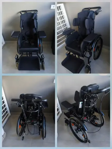 Cadeira rodas importada bem confortáve!!