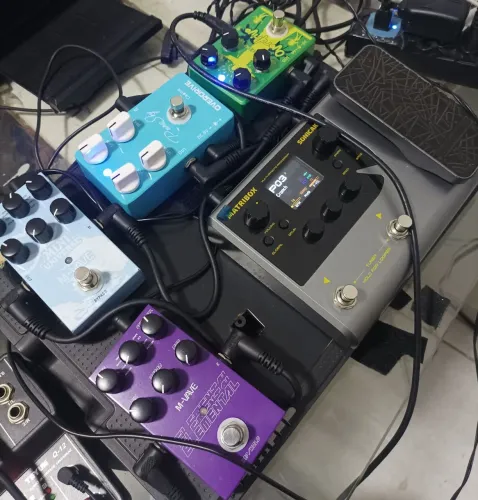 Set Pedais de efeitos para guitar
