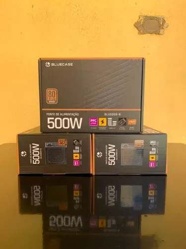 FONTE 500W 80 PLUS BRONZE - NOVA (BLUECASE)